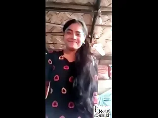 Desi village Indian Girlfreind showing boobs with the addition of pussy for boyfriend