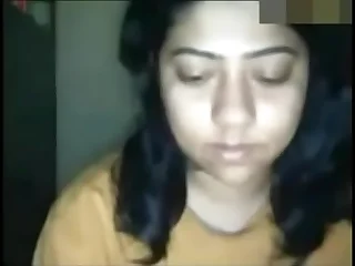Indian Girl enjoys popular Blowjob , Teen cumming apropos mouth