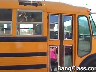 School bus driver screwing teen girl
